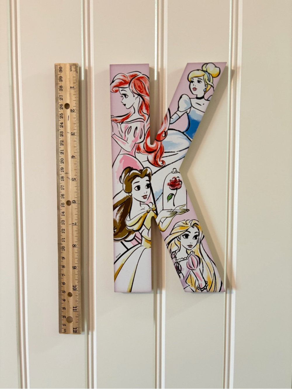 Children's Princess letter “K”
